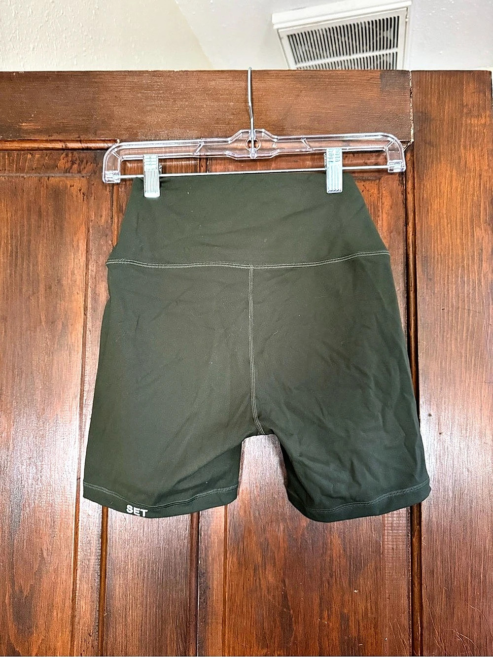 SET ACTIVE Sportbody Sporty Shorts Bike Shorts Green Medium